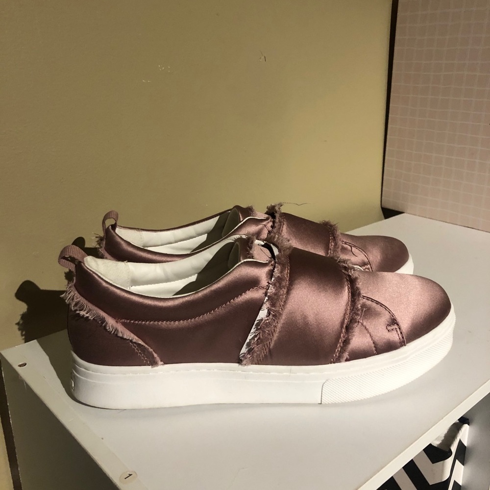 Size 11 Silk Sam Edelman Flatform Slip Ons